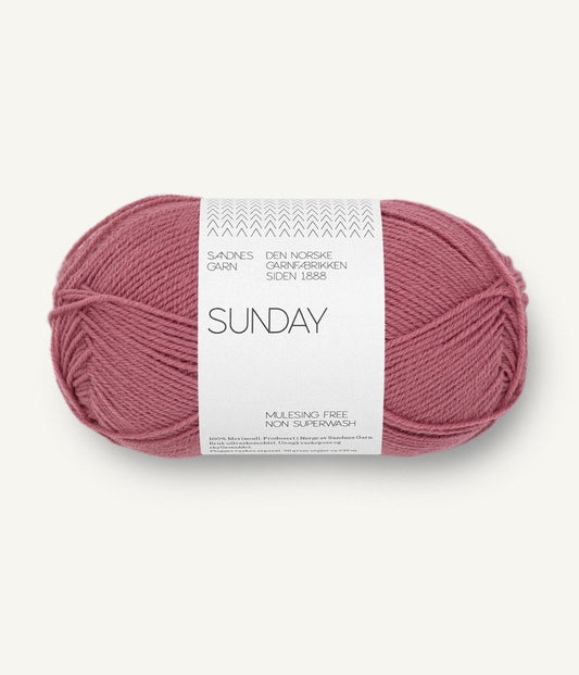 Sandnes Garn Sunday 4343 Bringebærsorbet