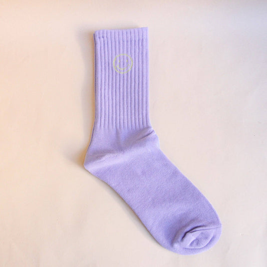 Socken "Smilie Lila"