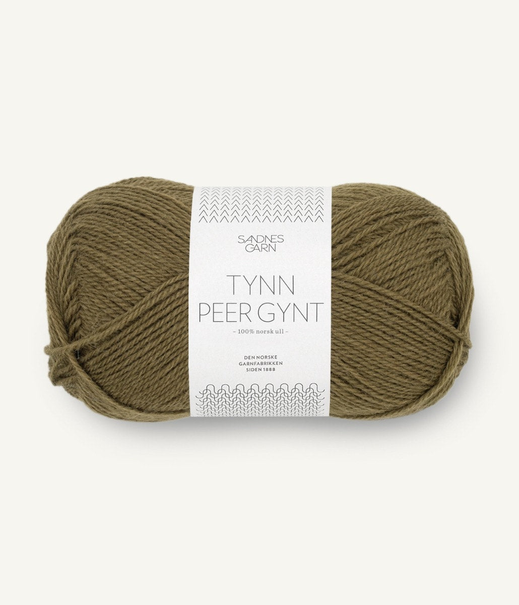 Sandnes Garn Tynn Peer Gynt 9873 Dark Olive