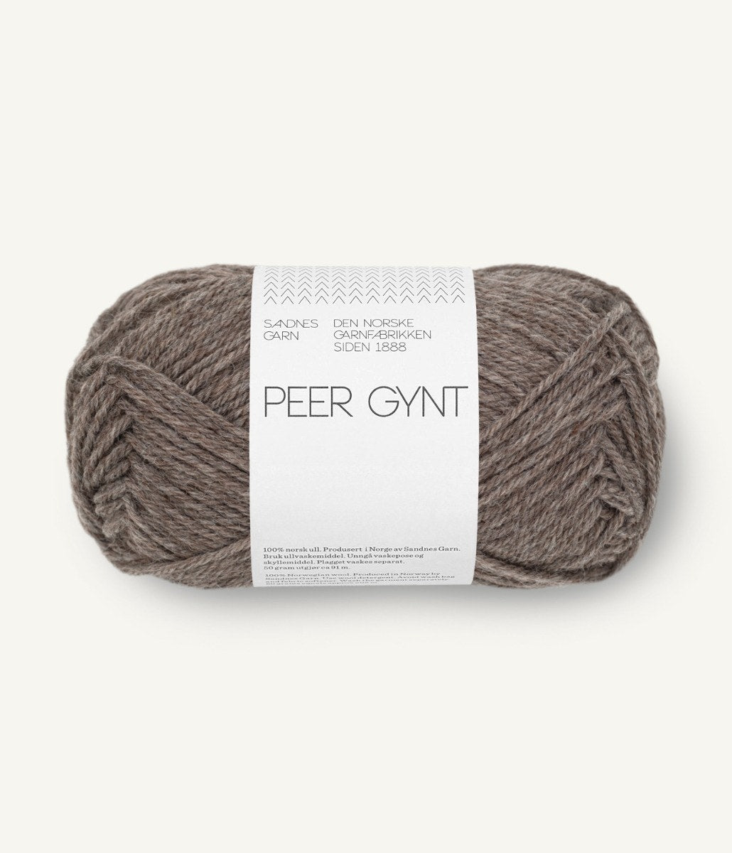Sandnes Garn Peer Gynt 2652 Mellombrun Melert