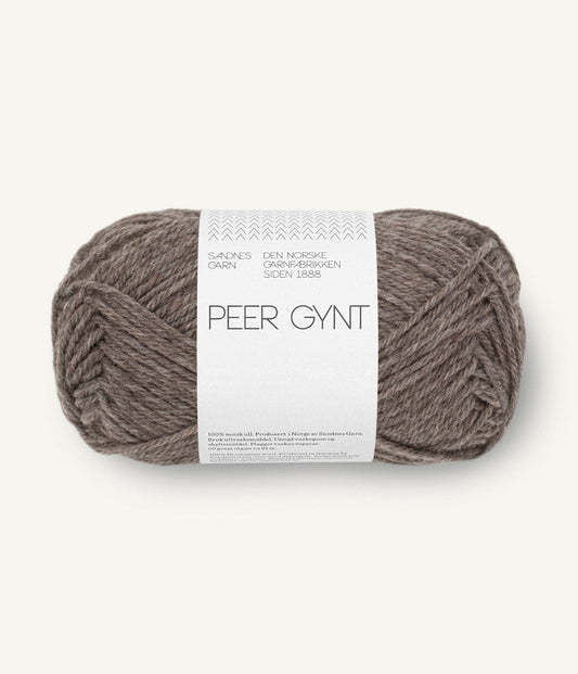 Sandnes Garn Peer Gynt 2652 Mellombrun Melert