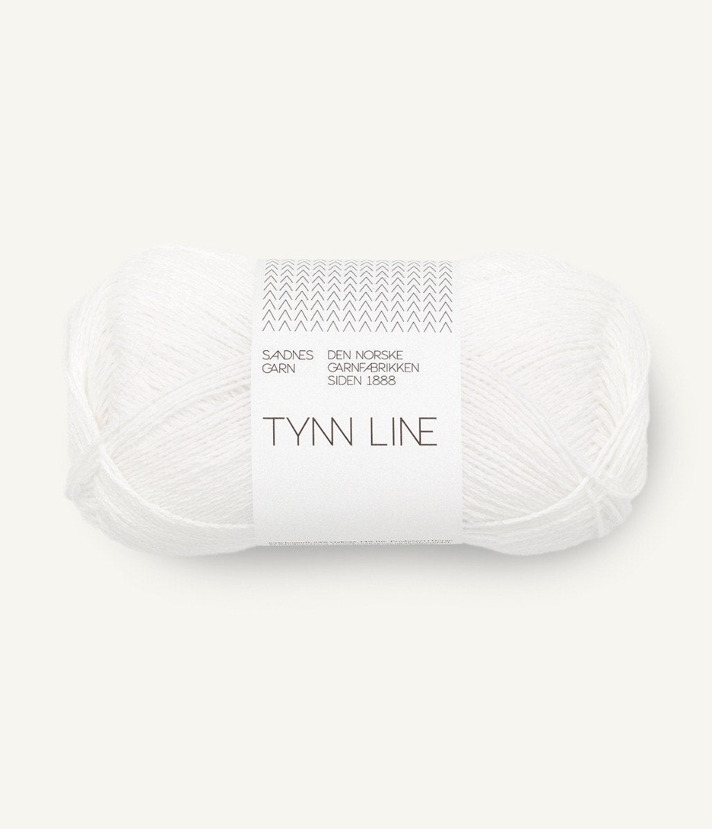 Sandnes Garn Tynn Line 1001 True White