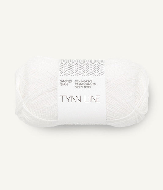 Sandnes Garn Tynn Line 1001 True White