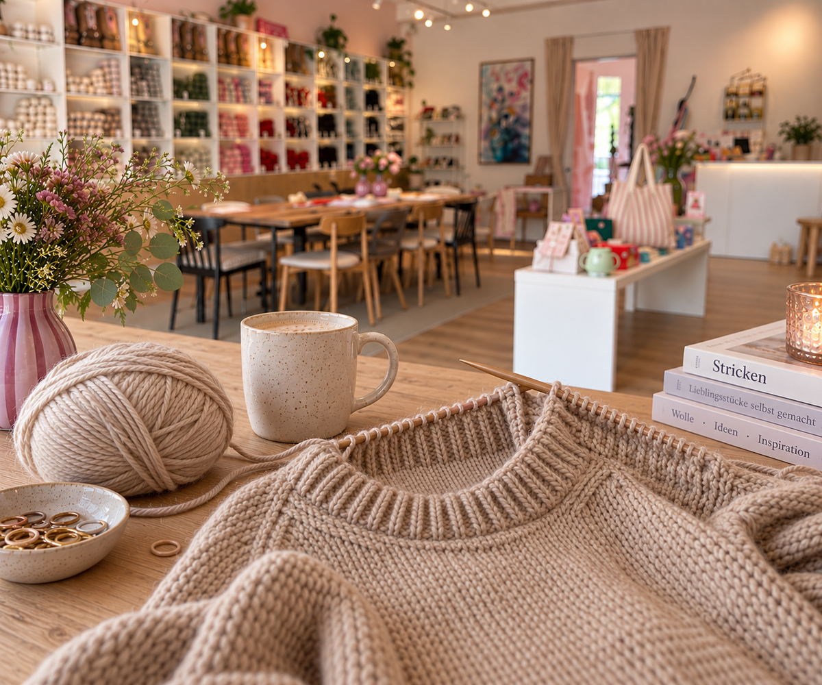 Pullover-Strickkurs für Fortgeschrittene & Wiedereinsteiger am Mittwoch, den 7. Oktober von 18:00 bis 20:30 Uhr