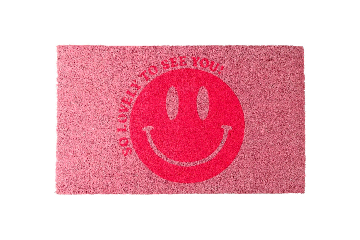 GIFTCOMPANY Fußmatte „So lovely to see you“ rosa