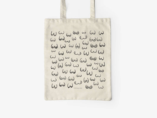Baumwolltasche / Busenfreunde "natur"