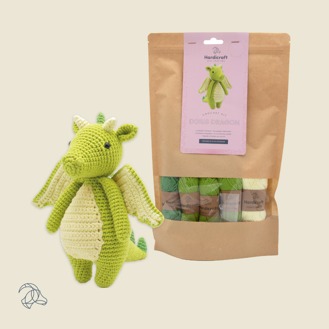 DIY Häkeln Set – Drachen Doris