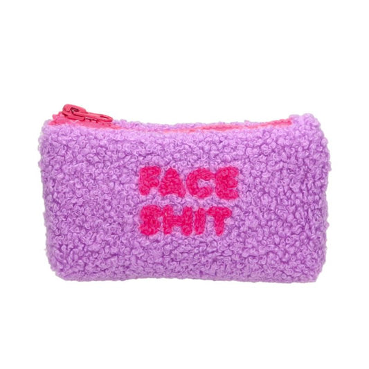 Voyage – Teddy-Tasche „Face Shit“ S, lila