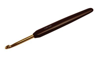 KnitPro Häkelnadel Softgriff Aluminium Gold