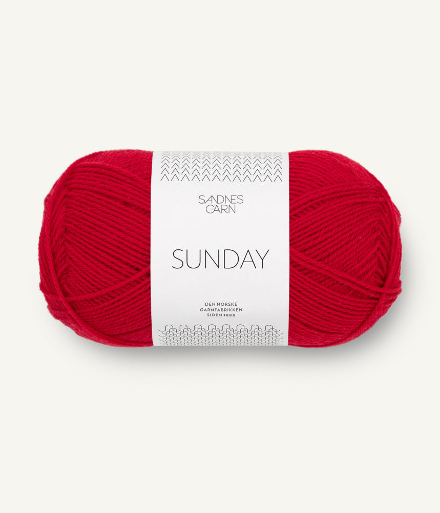 Sandnes Garn Sunday 4219 Rød