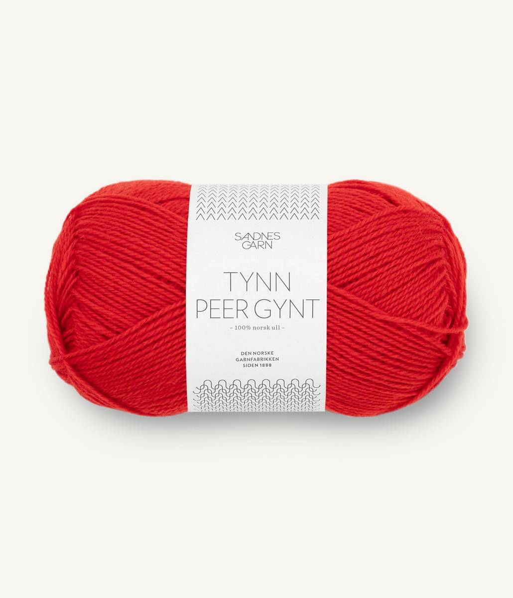Sandnes Garn Tynn Peer Gynt 4018 Scarlet Red