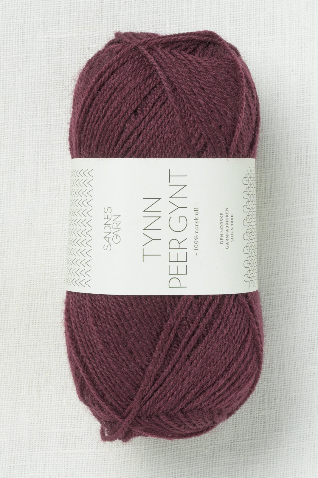 Sandnes Garn Tynn Peer Gynt 4372 Dyp Burgunder